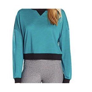 Lucy Full Potential Pullover Green Long Sleeves Top Shirt Size XS $69 00 Tag